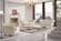 287 Ivory Leather Sofa by ESF