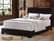 300261 Upholstered Bed Dark Brown by Coaster