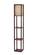 Wright Shelf Floor Lamp (Walnut) by Adesso Furniture