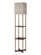 Harrison Shelf Floor Lamp (Brass/Walnut) by Adesso Furniture