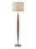 Hudson Floor Lamp (Dark Maple) by Adesso Furniture