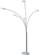 Luna Arc Lamp (Brushed Steel) by Adesso Furniture