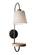 Jeffrey Wall Lamp (Black/Brass) by Adesso Furniture