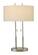 Duet Table Lamp (Brushed Steel) by Adesso Furniture