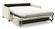 California Sofa Bed, Double in Echosuede Charcoal (Gray) by Palliser
