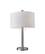 Boulevard Table Lamp (Brushed Steel) by Adesso Furniture