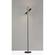 Vega LED Torchiere (Black/Brass) by Adesso Furniture