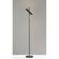 Vega LED Torchiere (Black/Brass) by Adesso Furniture