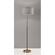 Bergen Floor Lamp (Antique Brass/Black) by Adesso Furniture