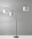 Trinity Arc Lamp (Brushed Steel) by Adesso Furniture
