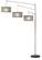 Wellington Arc Lamp (Brushed Steel) by Adesso Furniture