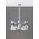 Oscar Pendant (White/Brass) by Adesso Furniture