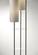 Trio Shelf Floor Lamp (Brushed Steel) by Adesso Furniture
