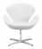 Pori Arm Chair White by Zuo Modern