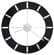 625-602 Onyx Wall Clock by Howard Miller