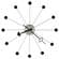 625-527 Ball Clock II Wall Clock by Howard Miller