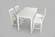 Simplicity Paperwhite Counter Height Dining Table by Jofran Furniture