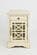 Craftsman Antique Cream Power Chairside Table by Jofran Furniture