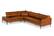 Divani Casa Sherry - Modern Cognac LAF Chaise Leather Sectional Sofa by VIG Furniture