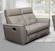8501 Leather Loveseat w/2 Recliners by ESF