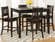 Dark Rustic Prairie Dark Brown 5 Pack Counter Height Dining Set by Jofran Furniture