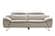973 Gray Leather Sofa by ESF