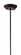 [Floor Sample] Gisborne Ceiling Lamp Distressed Black by Zuo Modern