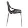 Asbury Modern Black Dining Chair w/Chromed Legs (Set of 4) by LeisureMod