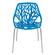 Asbury Modern Blue Dining Chair w/Chromed Legs (Set of 2) by LeisureMod