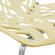 Asbury Modern Cream Dining Chair w/Chromed Legs (Set of 2) by LeisureMod