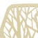 Asbury Modern Cream Dining Chair w/Chromed Legs (Set of 4) by LeisureMod