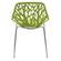 Asbury Modern Green Dining Chair w/Chromed Legs (Set of 2) by LeisureMod
