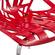 Asbury Modern Red Dining Chair w/Chromed Legs by LeisureMod