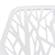 Asbury Modern White Dining Chair w/Chromed Legs (Set of 4) by LeisureMod