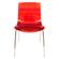 Astor Modern Transparent Red Dining Chair by LeisureMod