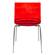 Astor Modern Transparent Red Dining Chair (Set of 2) by LeisureMod