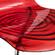 Astor Modern Transparent Red Dining Chair (Set of 2) by LeisureMod