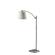 York Brushed Steel Floor Lamp by Adesso Furniture