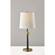 Francis Black & Antique Brass Table Lamp by Adesso Furniture