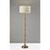 Eve Natural & Brass Floor Lamp by Adesso Furniture