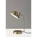 Brooks Antique Brass Adesso Charge Wireless Charging Desk Lamp by Adesso Furniture