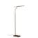 Barrett LED Floor Lamp (Walnut/Brass) by Adesso Furniture