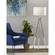 Della Brushed Steel Nightlight Floor Lamp by Adesso Furniture