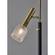 Melvin Black & Antique Brass Led Floor Lamp by Adesso Furniture