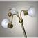 Presley 3-Arm Floor Lamp - Shiny Gold (Shiny Gold) by Adesso Furniture
