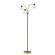 Presley 3-Arm Floor Lamp - Shiny Gold (Shiny Gold) by Adesso Furniture