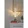 Harriet Antique Brass Led Table Lantern by Adesso Furniture