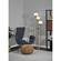Bianca Antique Brass Shelf Floor Lamp by Adesso Furniture