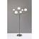 Phoebe LED RGB Floor Lamp Brushed Steel by Adesso Furniture