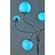 Phoebe LED RGB Floor Lamp Brushed Steel by Adesso Furniture